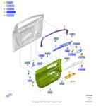 PANEL EMBELLEC. - REVESTIMIENTO. PORTA (HS7Z-54239A01-DB)