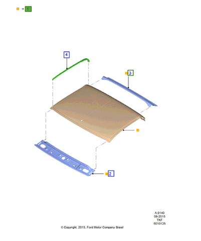 TECHO (MAB39-2550200-BA)