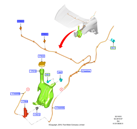 JUEGO DE TOBERAS (ME3B5-17666-AB)