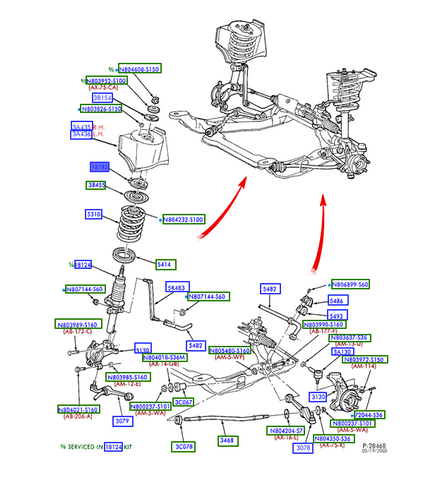 SOPORTE (XF2Z-18183-AA)