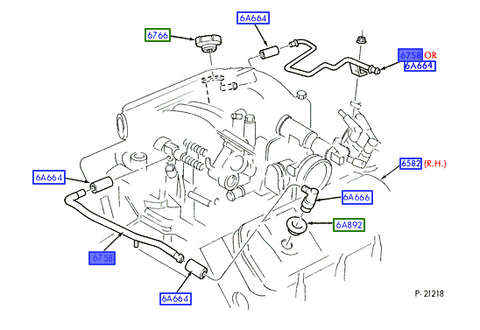 TUBO  (F78Z-6758-BA9)